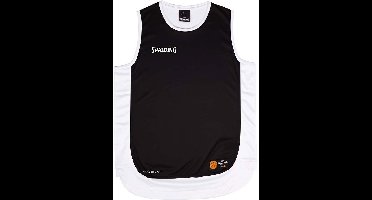 Spalding Hustle Basketbalshirt Heren - Zwart / Wit | Maat: XL
