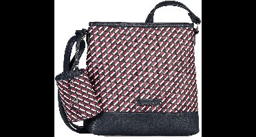 TOM TAILOR schoudertas Xenia Crossbody Bag Printed Blue donkerblauw