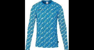 Uhlsport Progressive Keepershirt Lange Mouw Kinderen - Cyaan / Wit | Maat: 164
