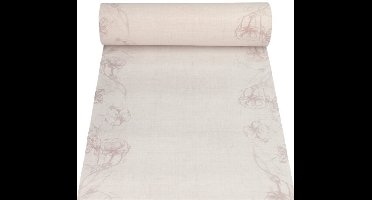 Tafellopers, stofkarakter, PV-Tissue Mix "ROYAL Collection" 24 m x 40 cm "Blossom"
