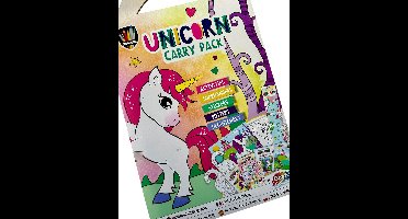 Unicorn - knutsel set - carry pack - grafix - teken kleur plak en doe set
