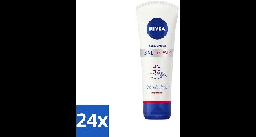 24 x NIVEA - Handcrème - 3-in-1 Herstel - Verlicht - Herstelt - Beschermt - 100 ml - Handcreme - Droge Handen - Beschadigde Handen - NIVEA - Dexpanthenol