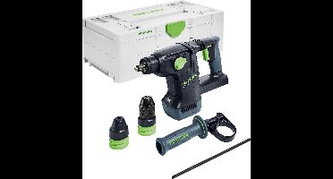 Festool KHC 18 EB-Basic Accu combihamer SDS-Plus 2,6J + snelwisselboorkop 18V Basic Body in Systainer - 577447