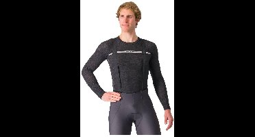 Castelli Merino Lange Mouwen Basislaag Zwart S-M Man