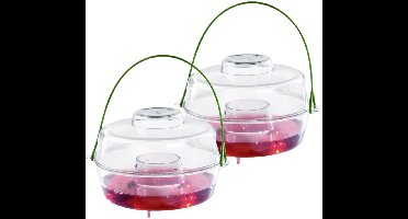 Guard and Care Wespenvanger - 4x stuks - wespenval - met hengsel - van kunststof - 13 cm