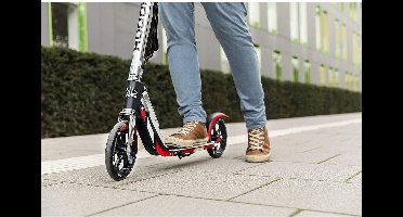 HUDORA BigWheel 205 Scooter Step - Zwart/Rood