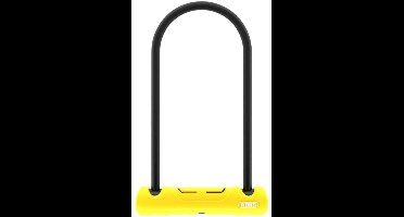 ABUS Beugelslot - Gehard Staal - Dubbele Vergrendeling - Geel - Inclusief Houder