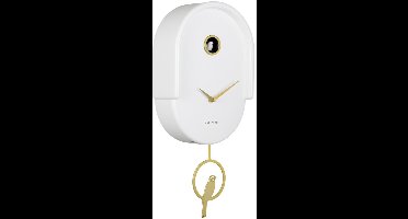 Karlsson Wandklok Tweet - Wit - 20x8.5x42cm - Wandklok Modern