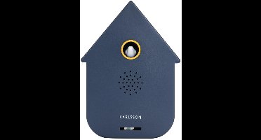 Karlsson Ornament Sound Box Modern Cuckoo - Blauw - 12x7.5x11.5cm - Modern - Kunststof