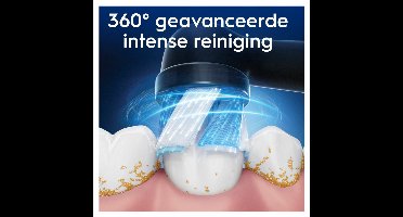 Oral-B Opzetborstels iO Ultimate Clean Zwart - 3 x 6 stuks - Voordeelverpakking