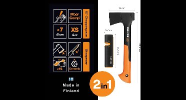 Universele bijl - ideaal voor houtbewerking - 1 stuk - 35,5 cm