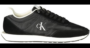 Recycled Polyester Sneaker with Eco-Friendly Design - Black