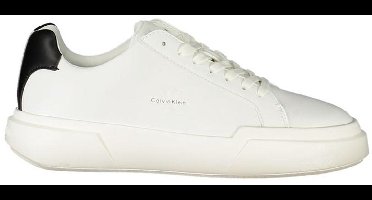 Luxury Leather Sneaker with Minimalist Design Wo - White