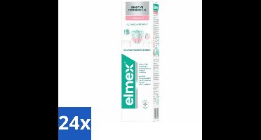 24 x Elmex Tandpasta Sensitive Professional Gum Care 75 ml - Gevoelige Tanden - Tandpasta - Gevoeligheid - Tandarts Aanbevolen - PRO-ARGIN Technologie