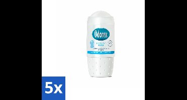 5 x Odorex Deodorant Roller Invisible Care 50 ml - Onvisibel Zweetbehandeling - Witte Strepen Voorkomen - Anti-witte Strepen - Zweetbehandeling - Onzichtbare Deodorant