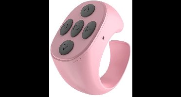 Vingertop draadloze Bluetooth afstandsbediening Page Turner Afstandsbediening Page Turner-JX05 Roze