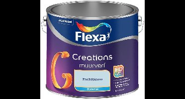 Flexa - Creations Muurverf Zijdemat - Zachtblauw - Mengverf - 2.5 L