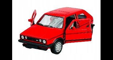 Welly Volkswagen Golf 1 GTI Modelauto Rood 1:34 Metaal Speelgoed