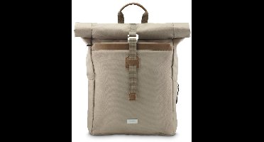 Hama Silvan laptoprugzak - 16,2inch - Roltop - Beige groen