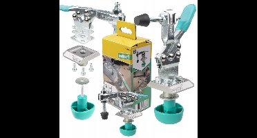 wolfcraft - Mobiele snelspanner - Werkbank accessoires - Lijmklem voor werktafel - 20mm - 6893000