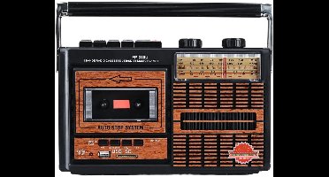 Cassette Speler - Walkman - Zwart en Bruin