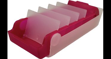 Zelfstudieset 'de bijenkastje', A7, doorschijnend framboosrood