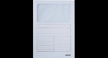 LEITZ view map, DIN A4, karton, met venster, geel