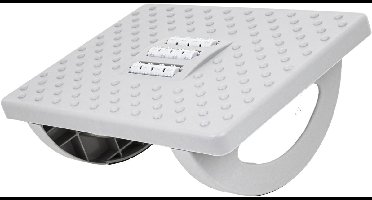 HI Voetensteun bureau - kunststof - 34 x 25 x 13 cm - ergonomische houding - bureau accessoires - anti slip