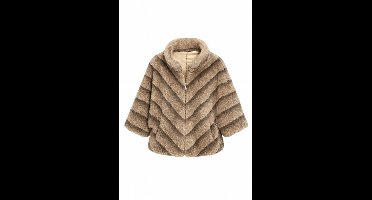 HS Premium Faux Fur Jas - Oversized - One Size - Polyester