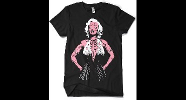 Marilyn Monroe Zombie T-Shirt SH-1-15638-H38-1 Black-L