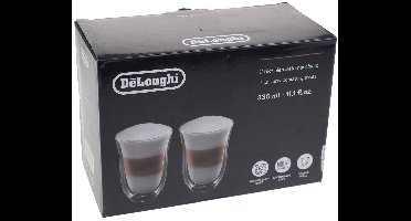 DeLonghi Kopjes Dubbele thermowant Set van 2 latte macchiato glazen 5513214611