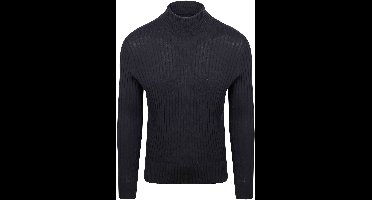 Suitable Coltrui Rib Merino Donkerblauw (navy) - Maat S - Heren