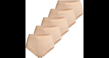 ESGE Dames tailleslip 5 pack Basic - à fines côtes