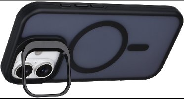 TUNIQ Back cover voor iPhone 17 - MagSafe - Met Camerastand - Zwart