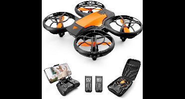 Drone met Camera - Mini Drones voor Volwassenen - Buiten - Zwart en Oranje