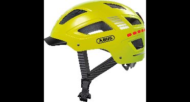 Abus Hyban 2.0 Led Signal - Fietshelm Signal Yellow XL (58 - 63 cm)