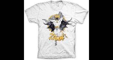 Batman Zamm Big Tall T-Shirt WB-1-BAT024-H45-13 White-3XL