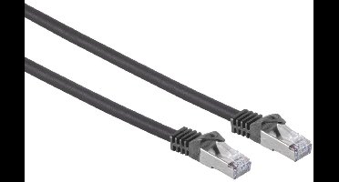 S/FTP CAT7 industriële netwerkkabel | PUR LSZH | zwart | 50 meter