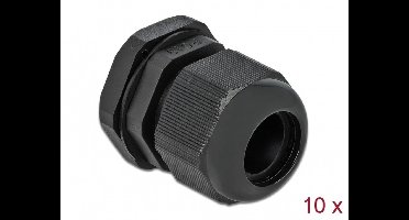 Kabelwartel PG19 10 stuks zwart