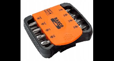 Bahco 17-delige Bitset met Magnetische Houder - PH, PZ, HEX, SL
