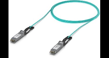 Ubiquiti UACC-AOC-QSFP28-5M InfiniBand en Glasvezelkabel Aqua-kleur