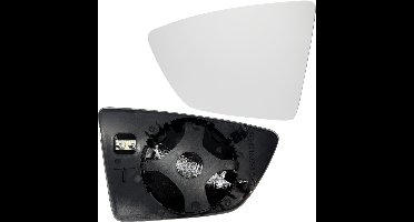 BILMAX Buitenspiegelglas Links voor Seat Leon 5F 2013-2019 | Ibiza 6F 2017-2023 | Arona 2017-2021 verwarmd, met draagplaat (bestuurderszijde)