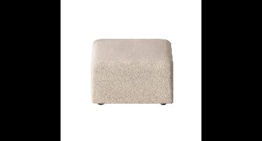 Cubic poef beige.