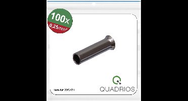 QUADRIOS adereindhuls, 22C471, 0,25 mm², ongeïsoleerd, 100 st.