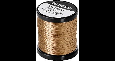 BLOCK Koperdraad gelakt Buitendiameter (incl. isolatielak): 0.10 mm 90 x 0.1 mm 36 m 0.20 kg