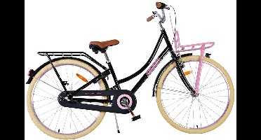 Volare Excellent Kinderfiets - Meisjes - 26 inch - Zwart - 3 versnellingen