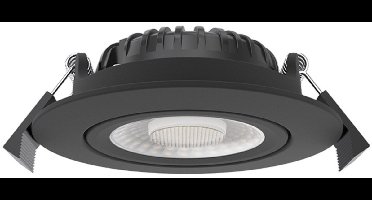 Miran Slim-Fit LED Inbouwspot 5W/7W - CCT 2700K/3000K/4000K - IP65 - Zwart - Dimbaar | Geen fitting | Extra Warm Wit-Warm Wit-Koel Wit | 5W-7W | 50.000 Branduren