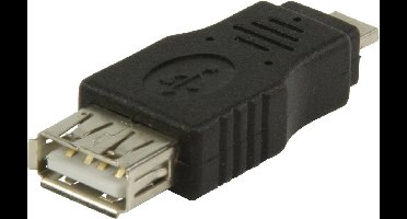 Valueline VLCP60903B kabeladapter/verloopstukje Micro USB A USB A Zwart