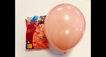 Globos ballonnen 100 stuks Salmon