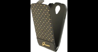 Samsung Galaxy S4 hoesje - Guess - Zwart - Kunstleer